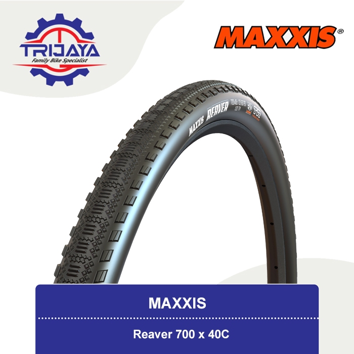 Maxxis Reaver 700Cx40 / 700Cx45 Black Ban Luar Sepeda Gravel Wire Tire
