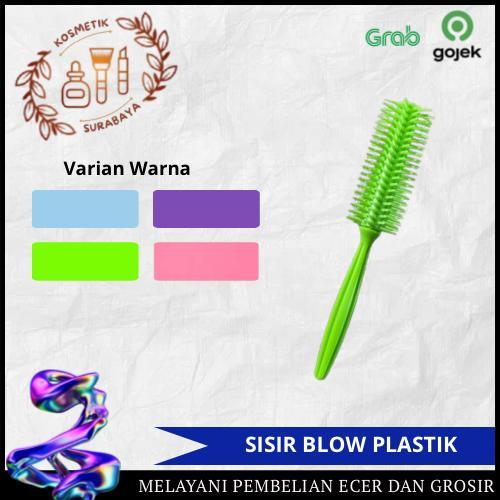 sisir blow plastik polos wanita anak dewasa penata rambut salon barber anti kusut ikal lurus keritin