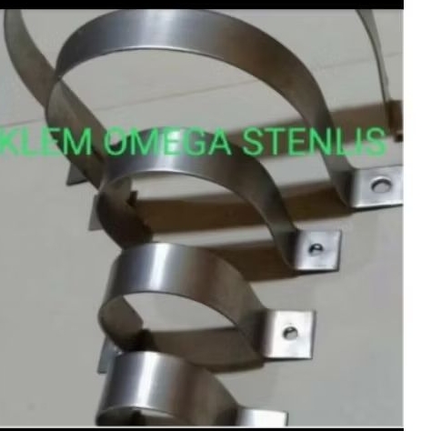 klem omega stainless 2 inch klem pipa tahan karat