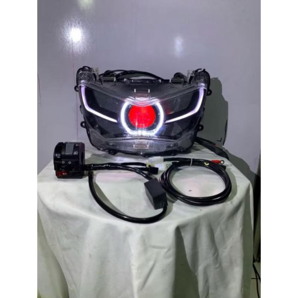 paket lampu billed aes nmax new