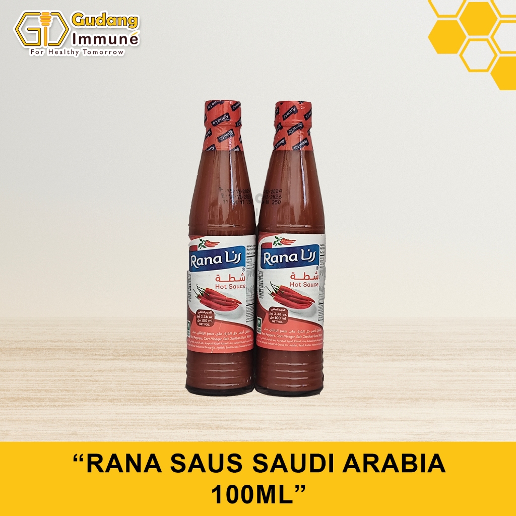 

Rana Hot sauce ,saos sambal asli Saudi, Saos Rana 100 ML - Gudang immune