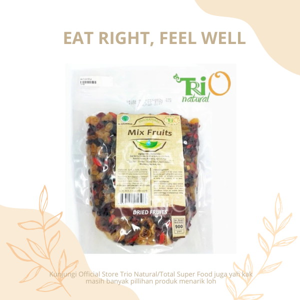 

TRIO NATURAL Mix Dried Fruits 900 gram