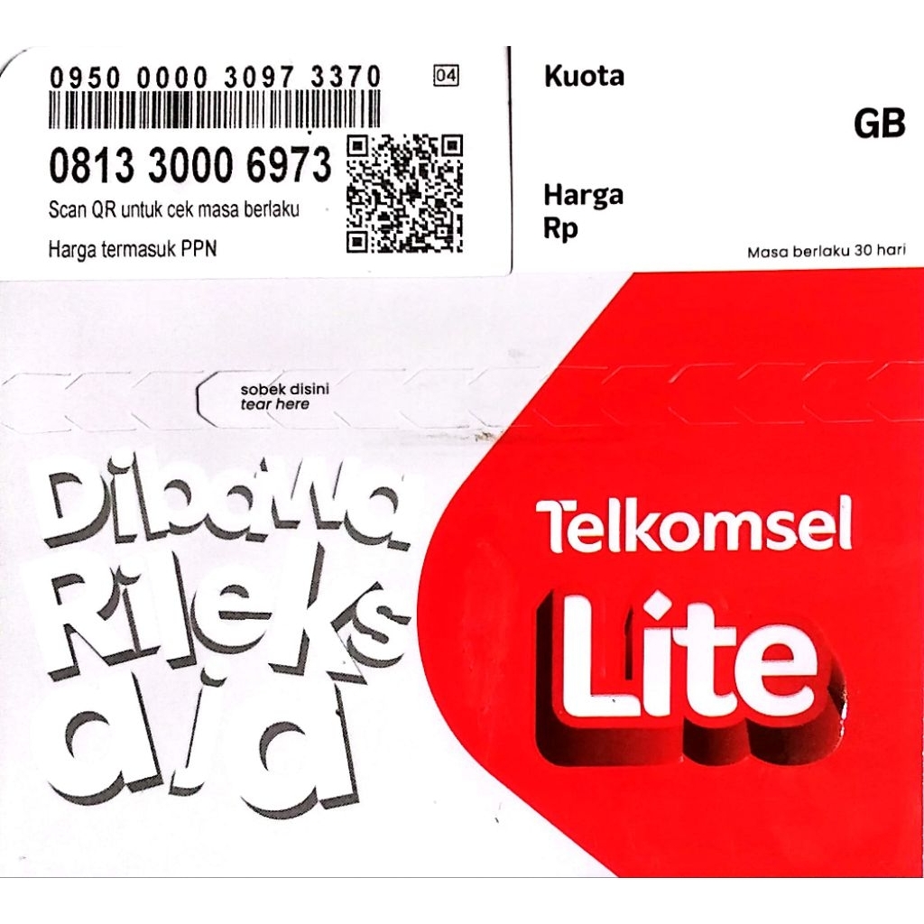 KARTU PAKET TELKOMSEL | KUOTA 3GB 30HARI
