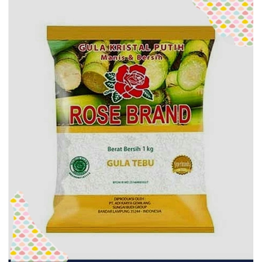 

Gula Pasir merk ROSE BRAND 1kg / LOKAL 1kg