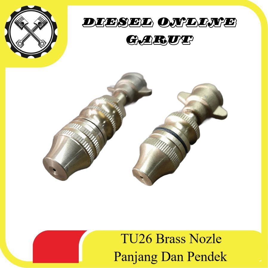 TU26 Nozle Spuyer 1 Lubang Brass Nozle Mesin Semprot Hama Panjang Pendek SOK