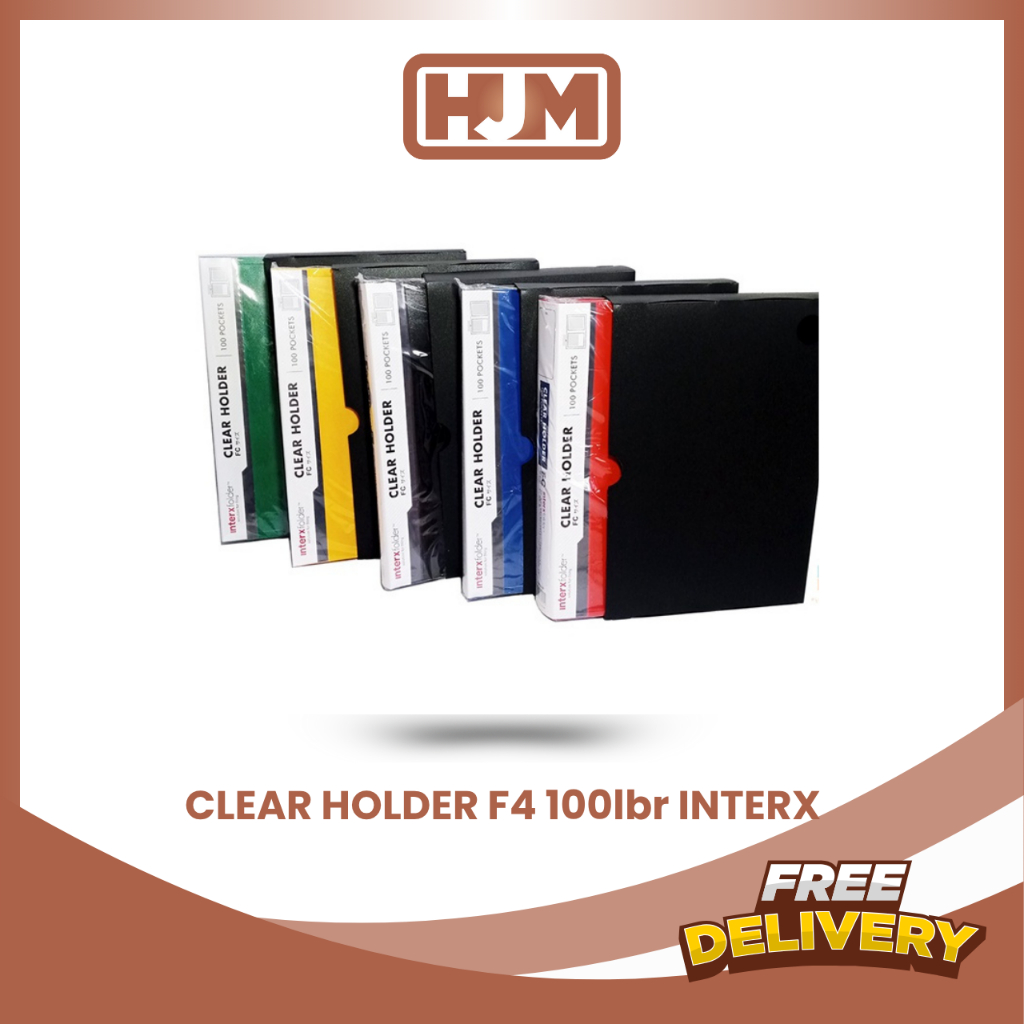 

INTERX CLEAR HOLDER / DISPLAY BOOK FC 100 PCT + BOX CHX2100F