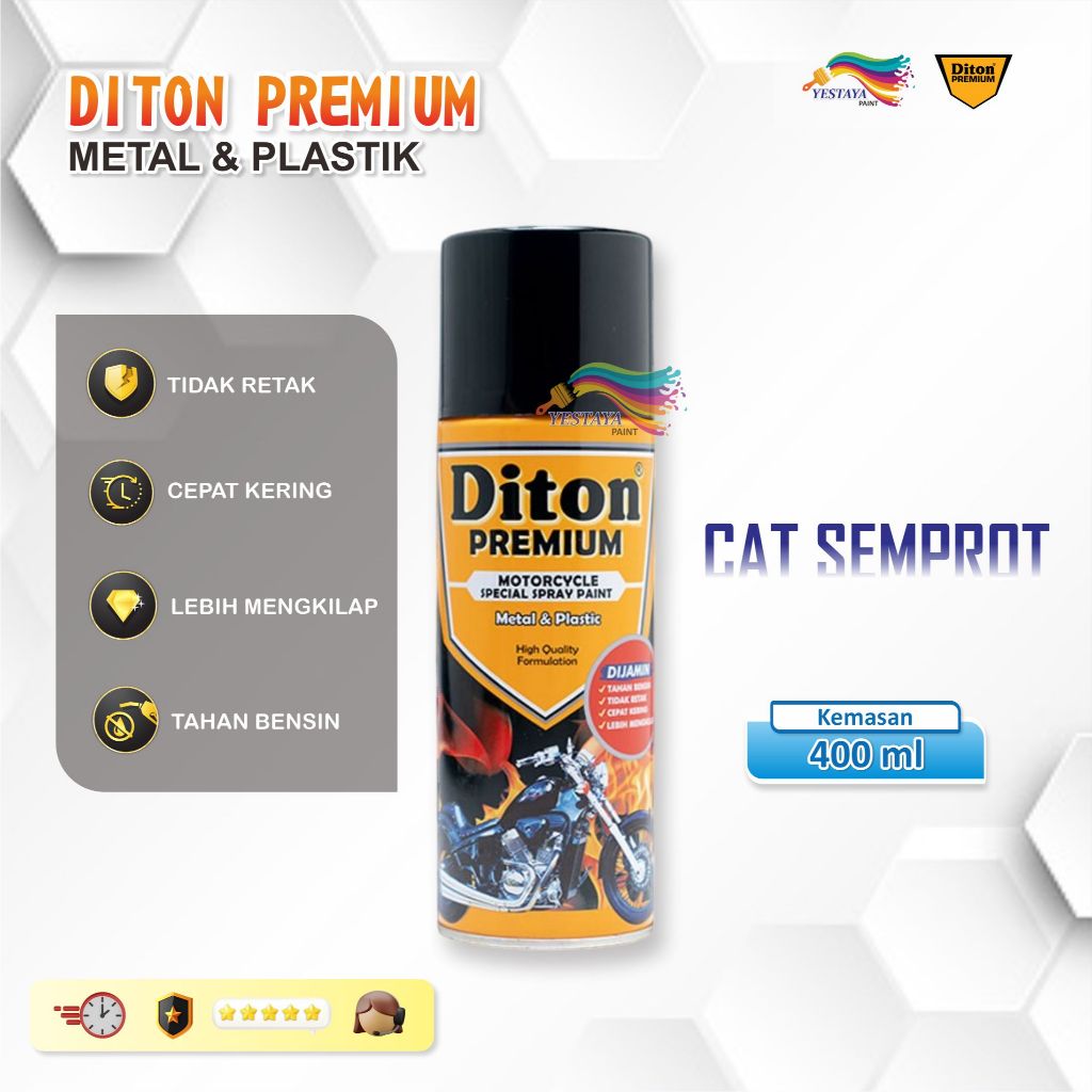 [TERMURAH] DITON PREMIUM HONDA COLOURS CAT SEMPROT PILOK