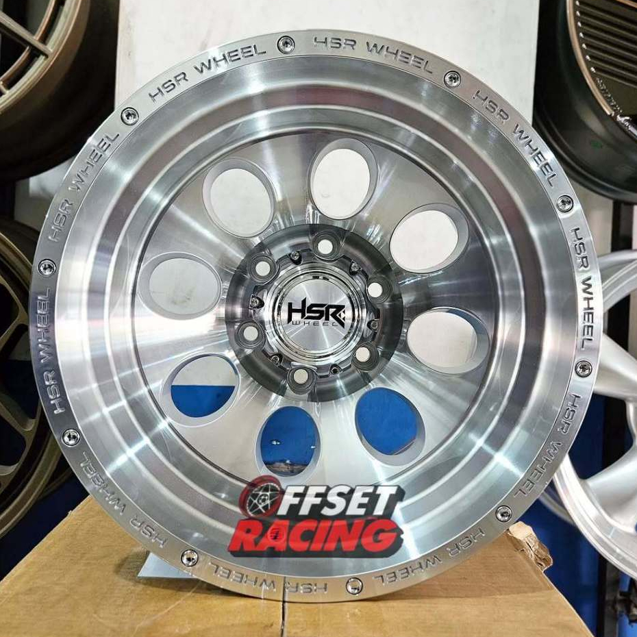 Velg HSR R16 Mobil Fortuner Ranger Hardtop Velg Mobil HSR DUFFY Ring 16 Lebar 10 Lubang 6