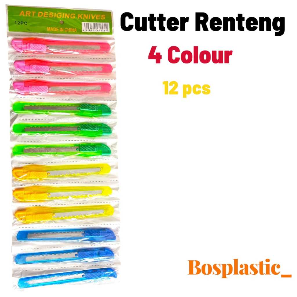 

12PCS CUTTER PISAU PEMOTONG ART DESINGING KNIVES