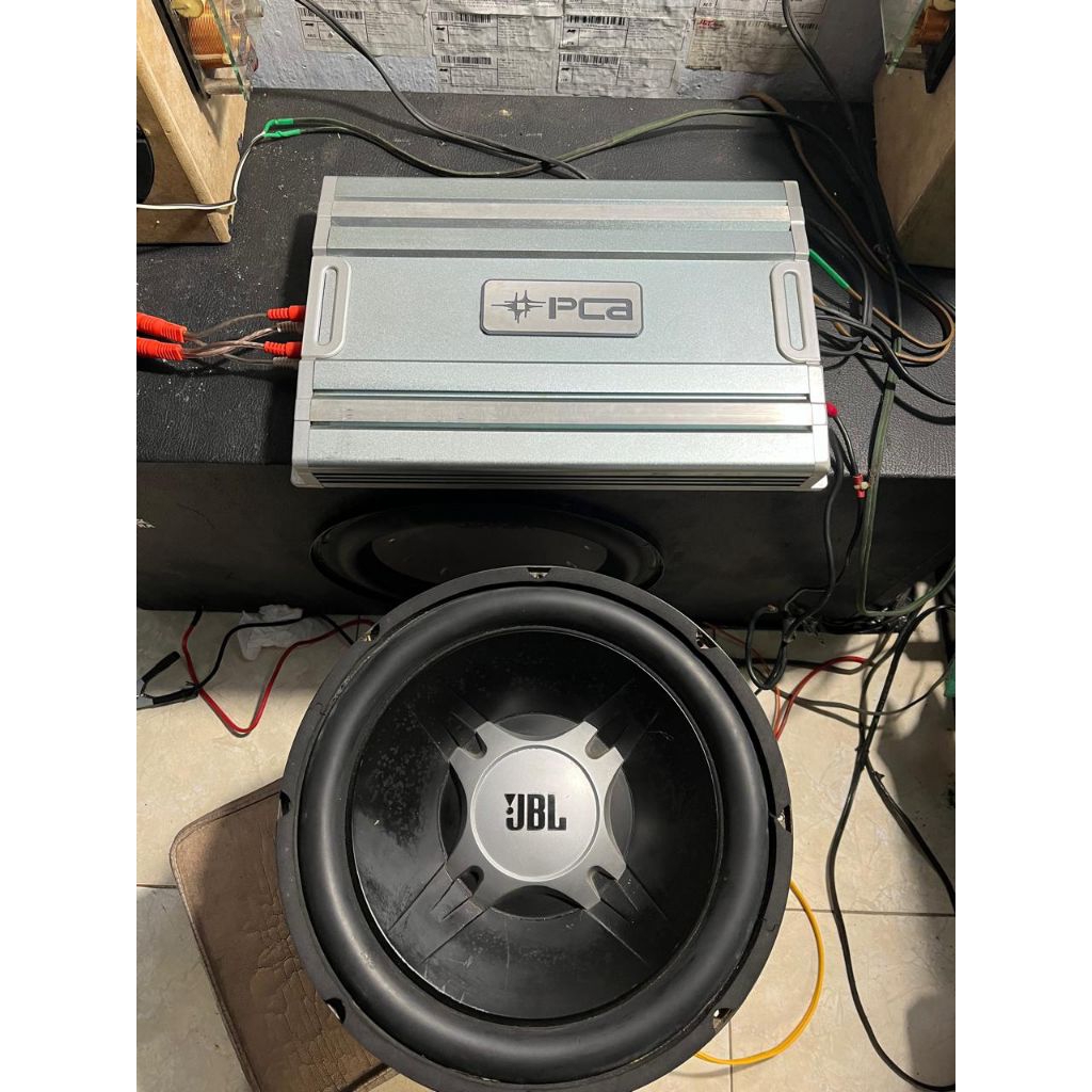 subwoofer jbl gt5d ori 12inc dan power pca 4ch