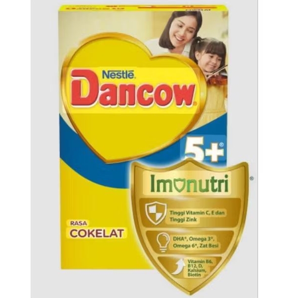 

Nestle Dancow 5+ Susu Pertumbuhan Anak 5-6 Tahun Cokelat 750 Gram