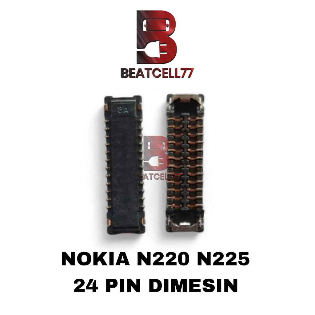 Konektor Pcb Lcd Nokia N220 / N225 Connector Lcd 24 Pin