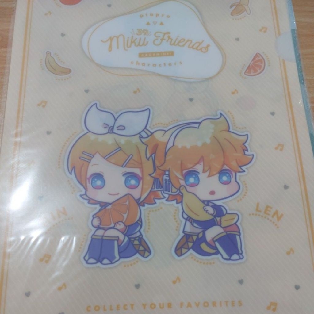 Clearfile Vocaloid Kagamine Len Rin chibi