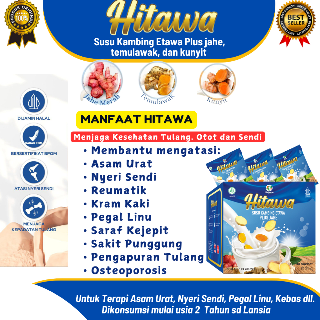 

Hitawa Susu Jahe plus Herbal Untuk Kolesterol – Turunkan Kolesterol Secara Alami & Aman