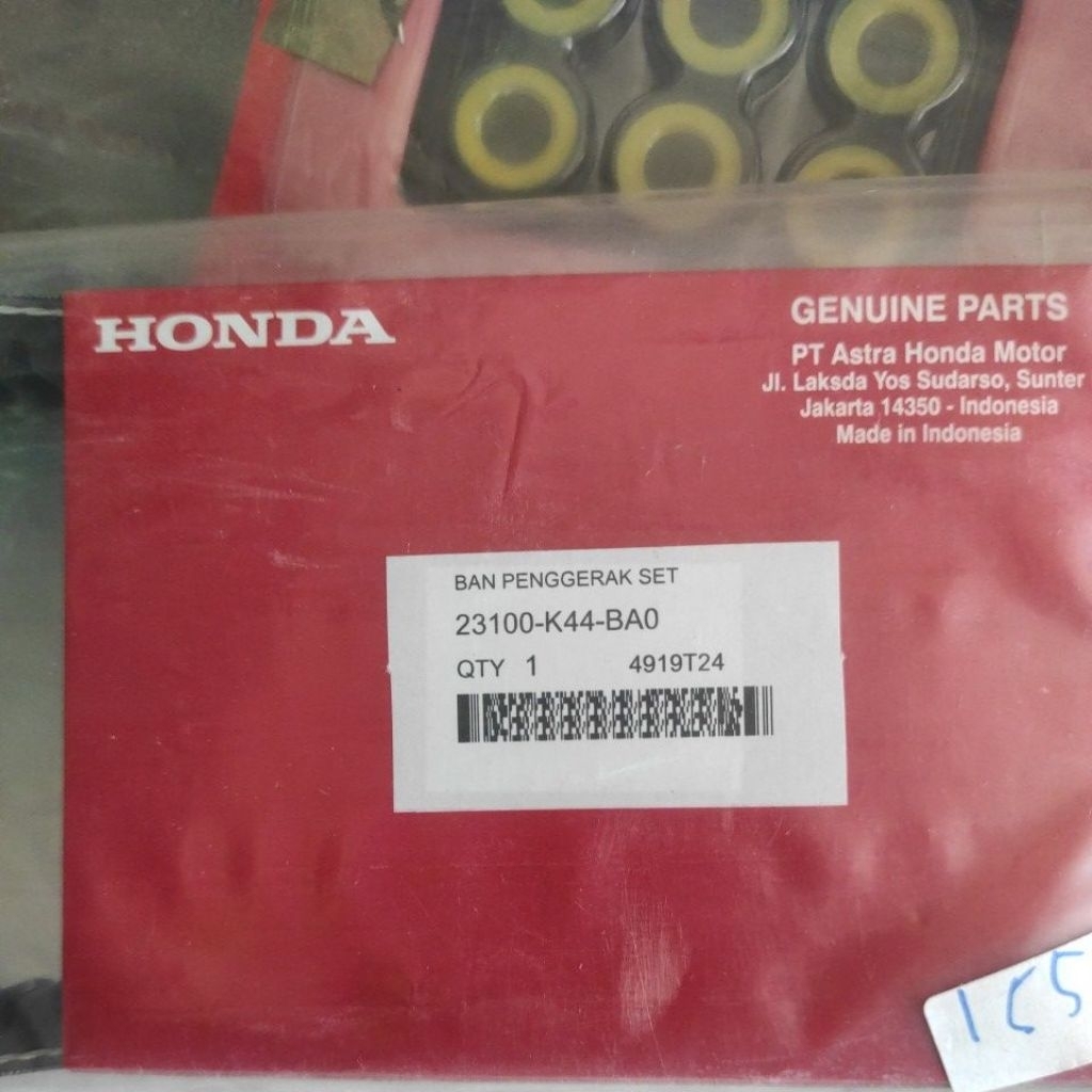 V BELT HONDA 23100-K44-BAO ORIGINAL