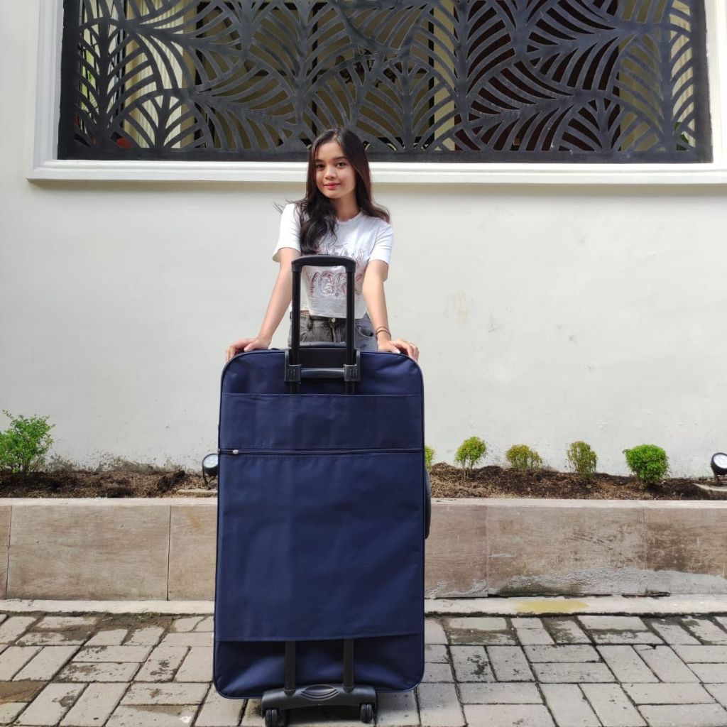 Koper 32 Inch Polo Twin/Koper Jumbo/Koper Besar/Koper Bagasi/Koper Kain/Koper 2 Roda/Koper Murah