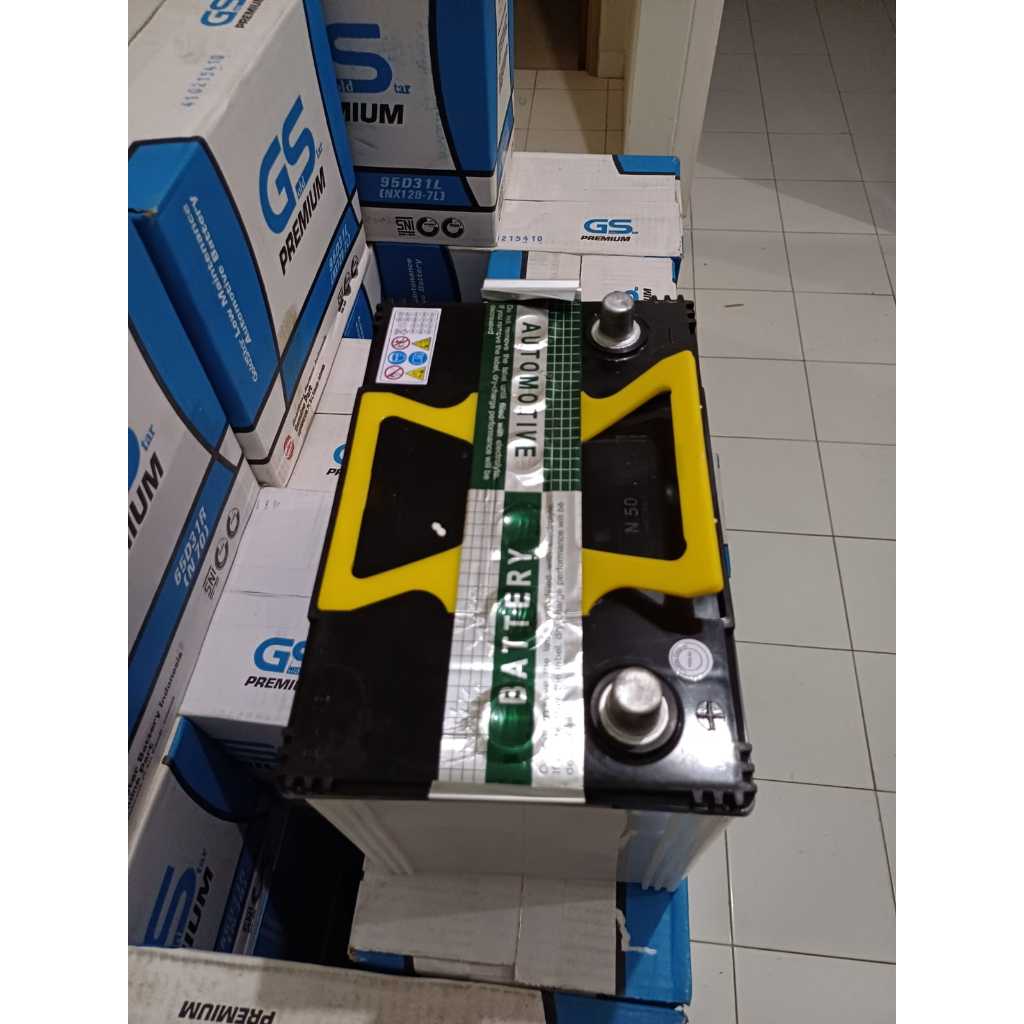 AKI BASAH MOBIL KIJANG/COLT DIESEL/TRUCK GS GOLDSTAR N50 50AH