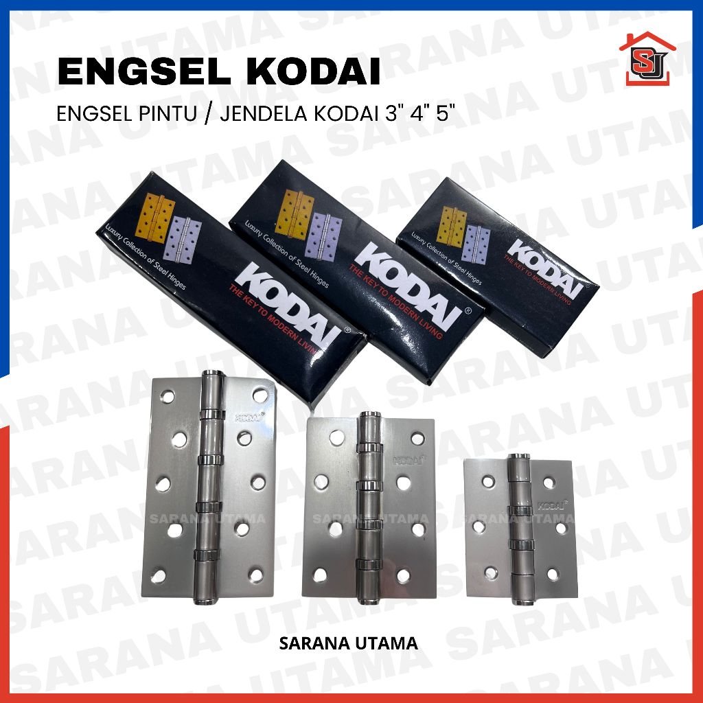 Kodai Engsel Pintu Jendela/ Engsel Tebal Bagus
