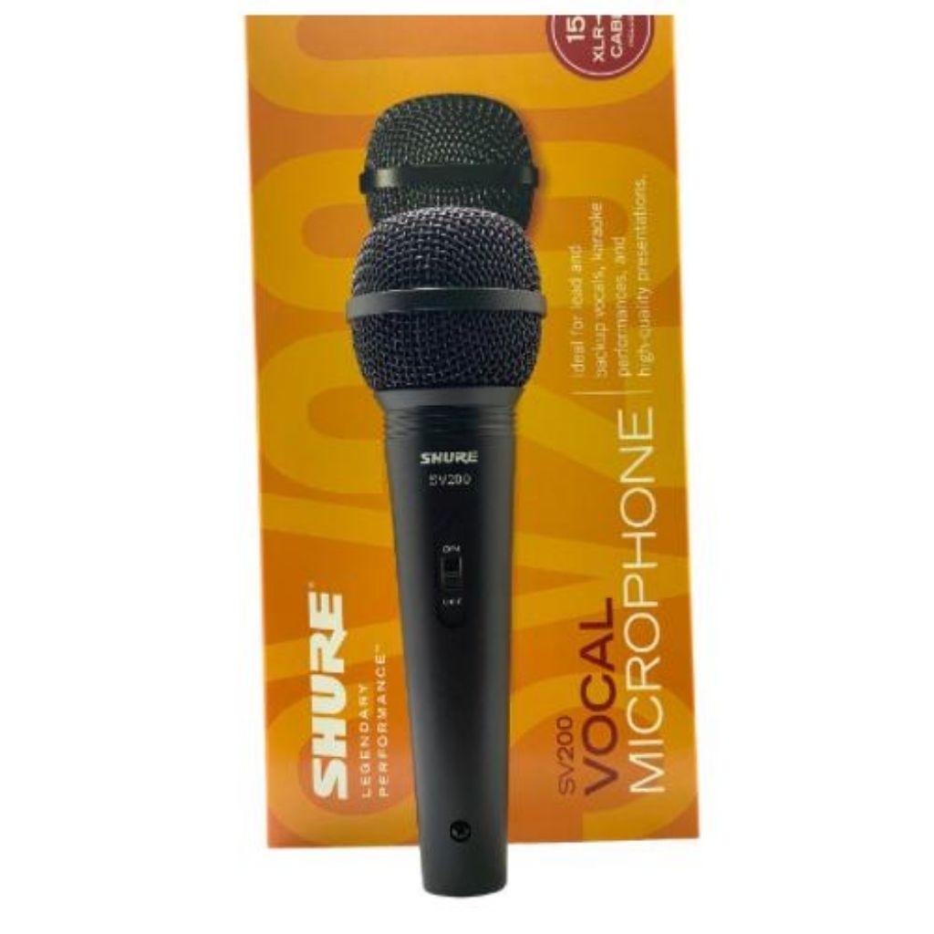 Mic kabel SHURE SV200 ORIGINAL MICROPHONE SHURE SV200 Mic vocal shure sv200