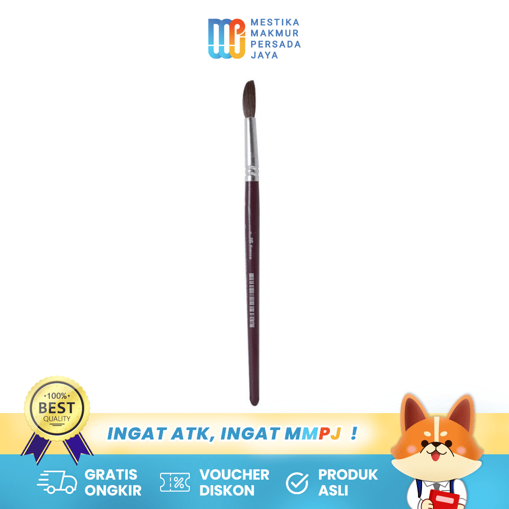 

Giotto Kuas Lukis Round No.10 – Bulu Lembut untuk Cat Air & Detail 551000