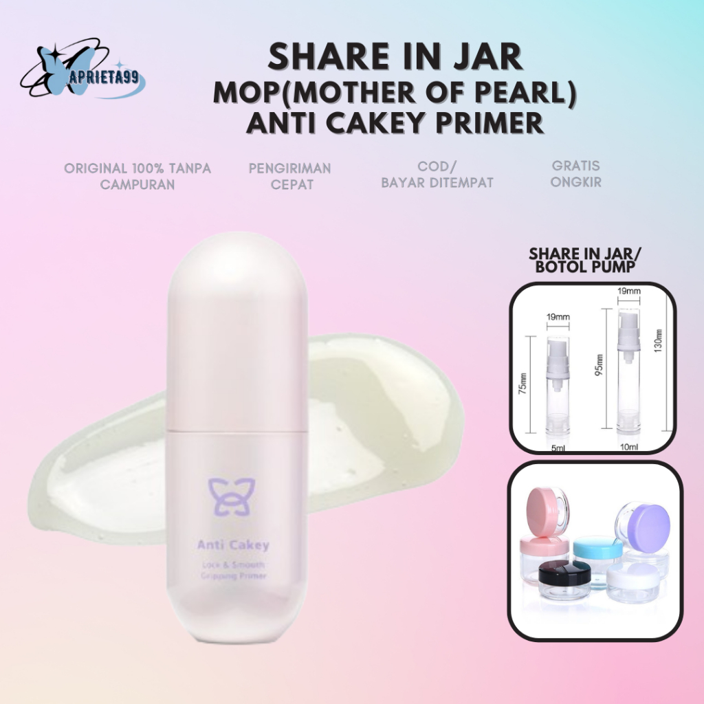SHARE IN JAR MOTHER OF PEARL BY TASYA FARASYA MOP BEAUTY POWDER PRIMER