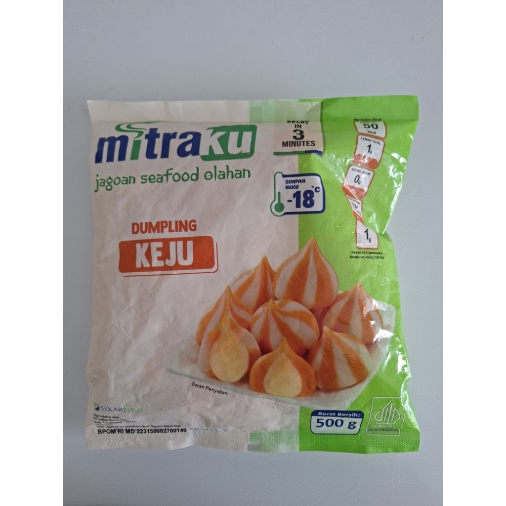 

Dumpling Cheese Mitraku 500 gr