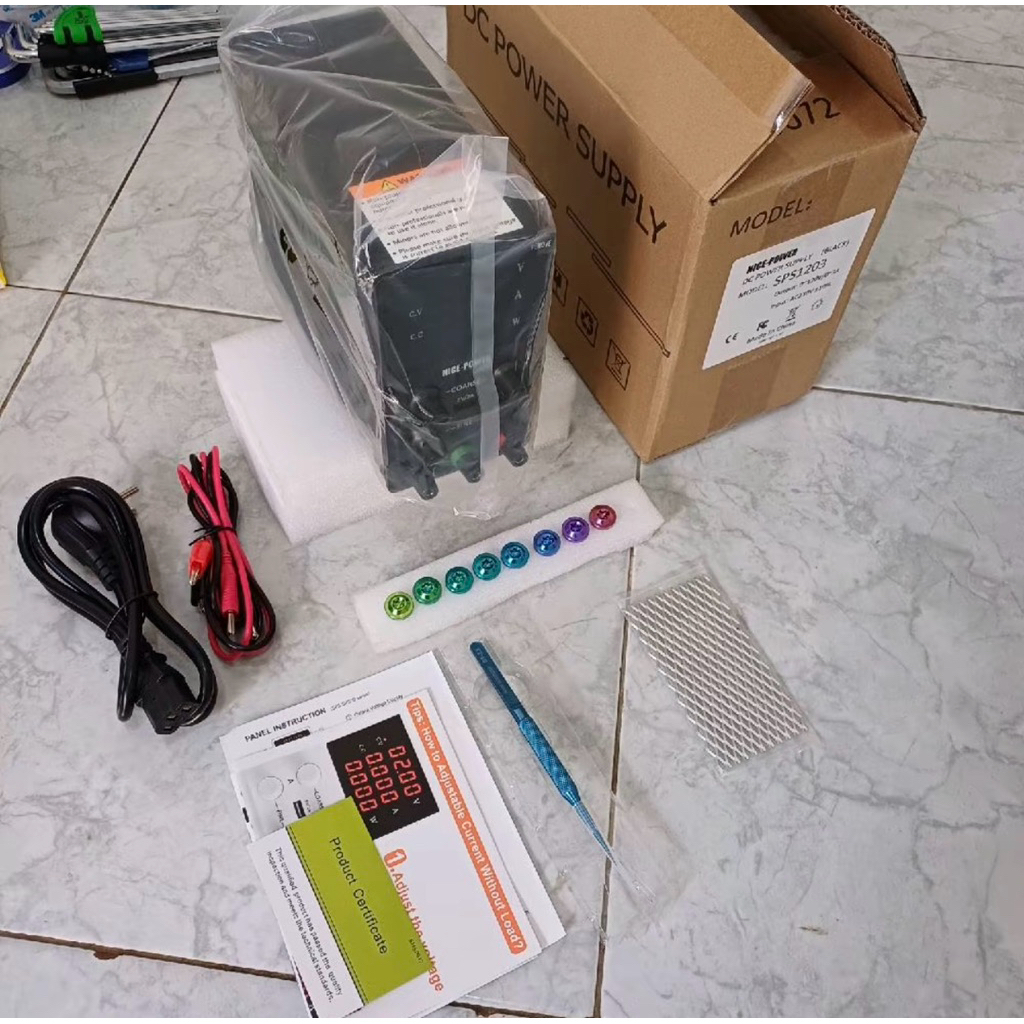 Alat pewarna baut titanium paket lengkap