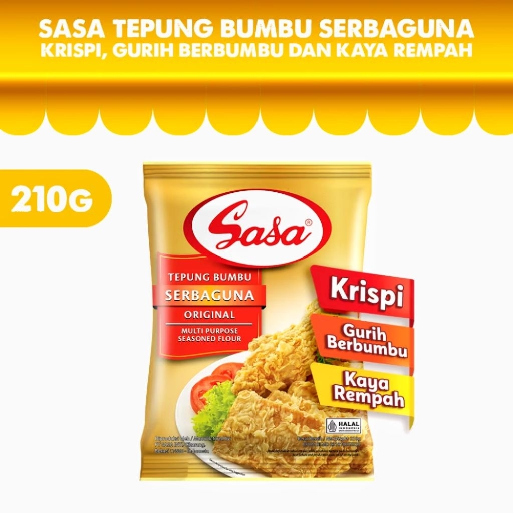 

Sasa Tepung Bumbu Serbaguna Original / Hot & Spicy / kentuky 210 gram