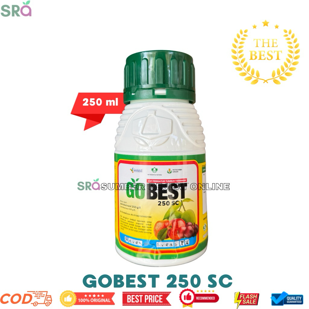 GOBEST 250 SC - 250ml Zat Pengatur Tumbuh Tanaman / Perangsang buah ORIGINAL