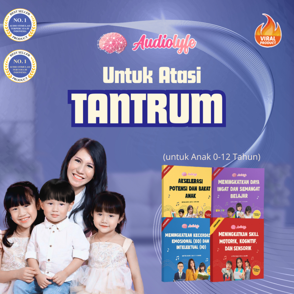 Paket Lengkap Audiolyfe 4 in 1 Untuk Atasi Anak Gampang Tantrum