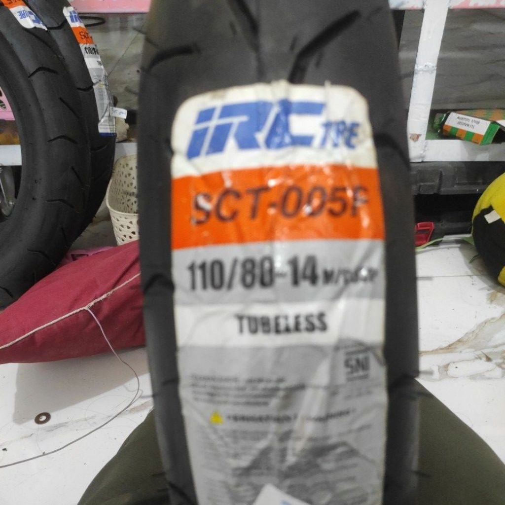 BAN LUAR IRC TIRE 110/80_14 TUBELESS