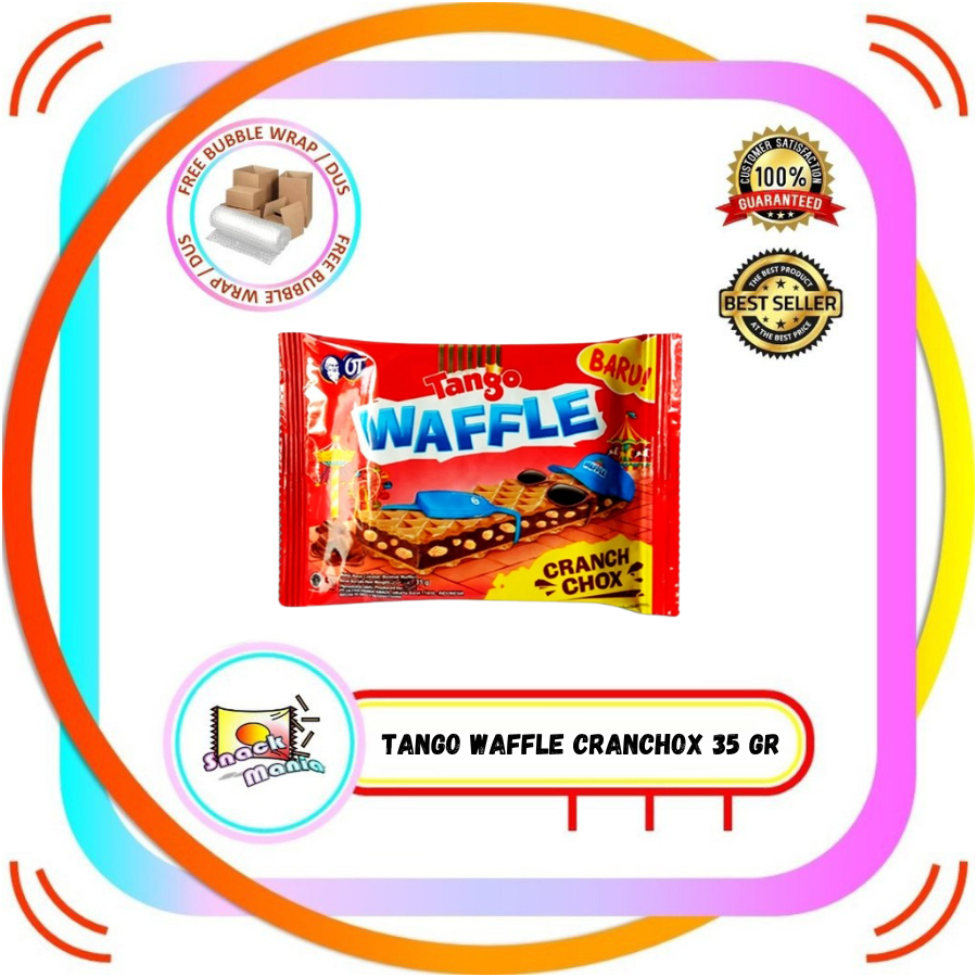 Tango Waffle Cranchox Chocolate Wafer Renyah Coklat Cokelat ~ 35 gr