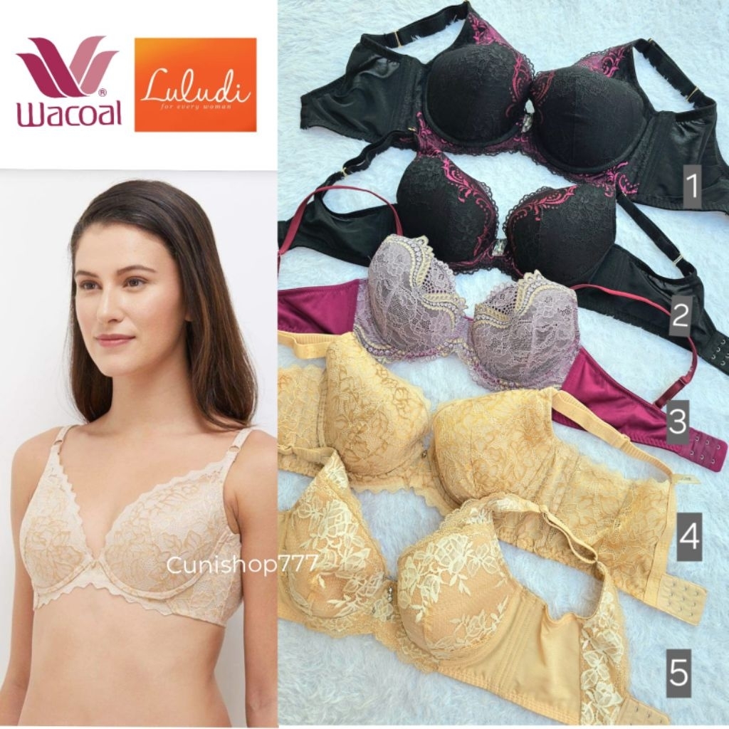 BRA WACOAL LULUDI PAKAI KAWAT BUSA TIPIS LACE RENDA BH IB 4166 IB 3366 LBB 30005 IB 4002 IB 4262