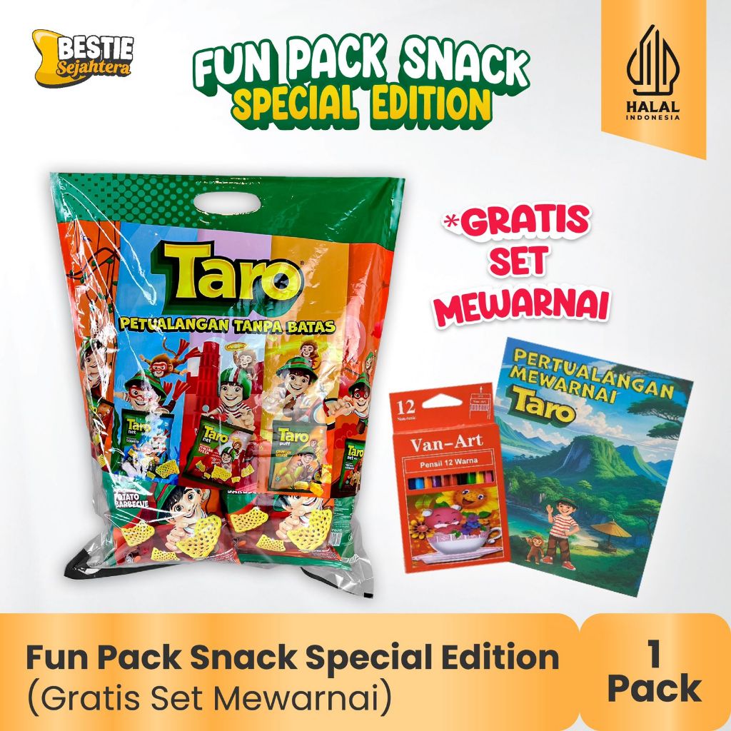 

Fun Pack Snack Spesial Edition-Paket Hampers Anak-(Gratis Set Mewarnai Lengkap)