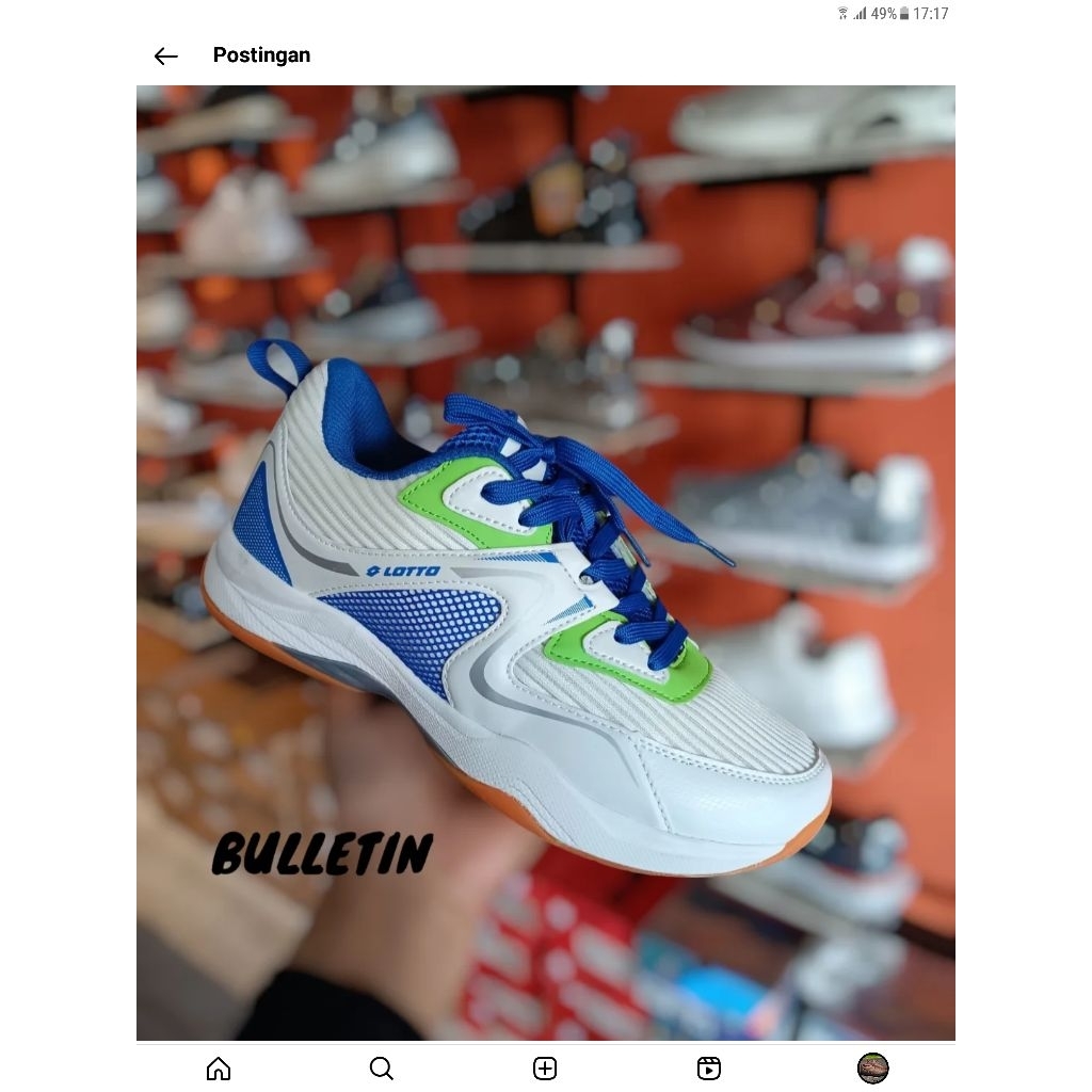 promo Sepatu Badminton - lotto bulletin Badminton - Lotto Original