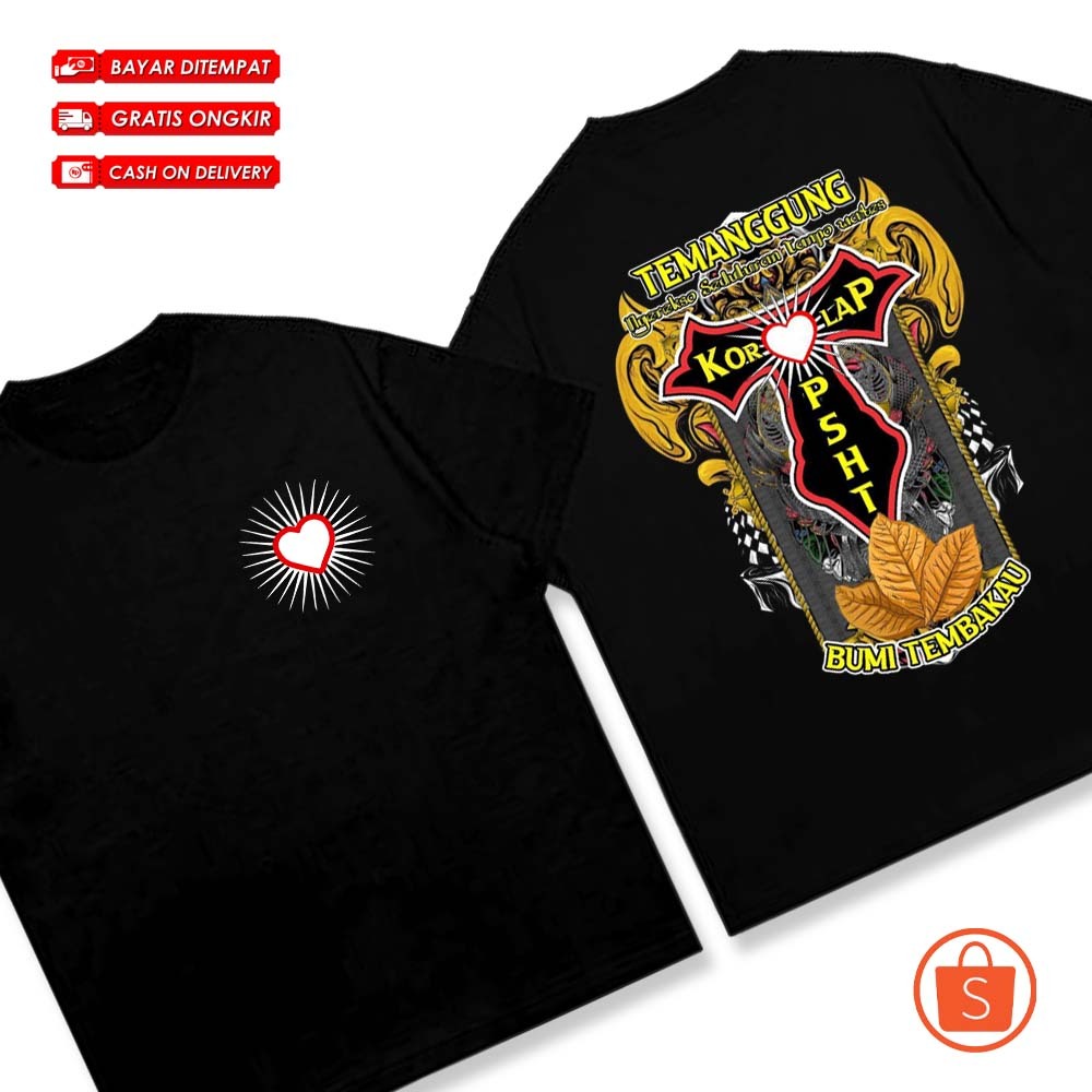 T-SHIRT KAOS BAJU PSHT KORLAP TERATE ADU BEBAS SIMPLE KEREN MURAH PRIA WANITA