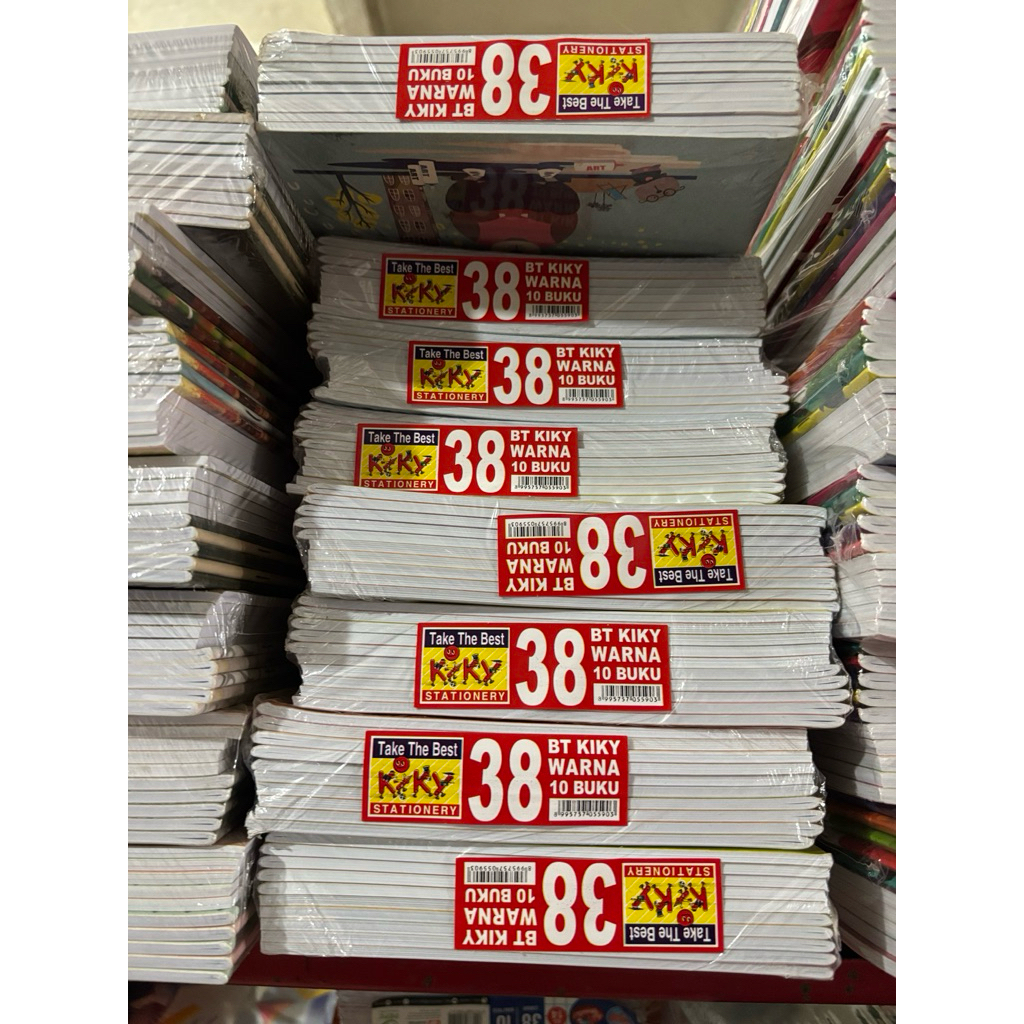 

[1 Karton] 1 Dus Buku Tulis KIKY 38 Lembar Isi 32 Pack