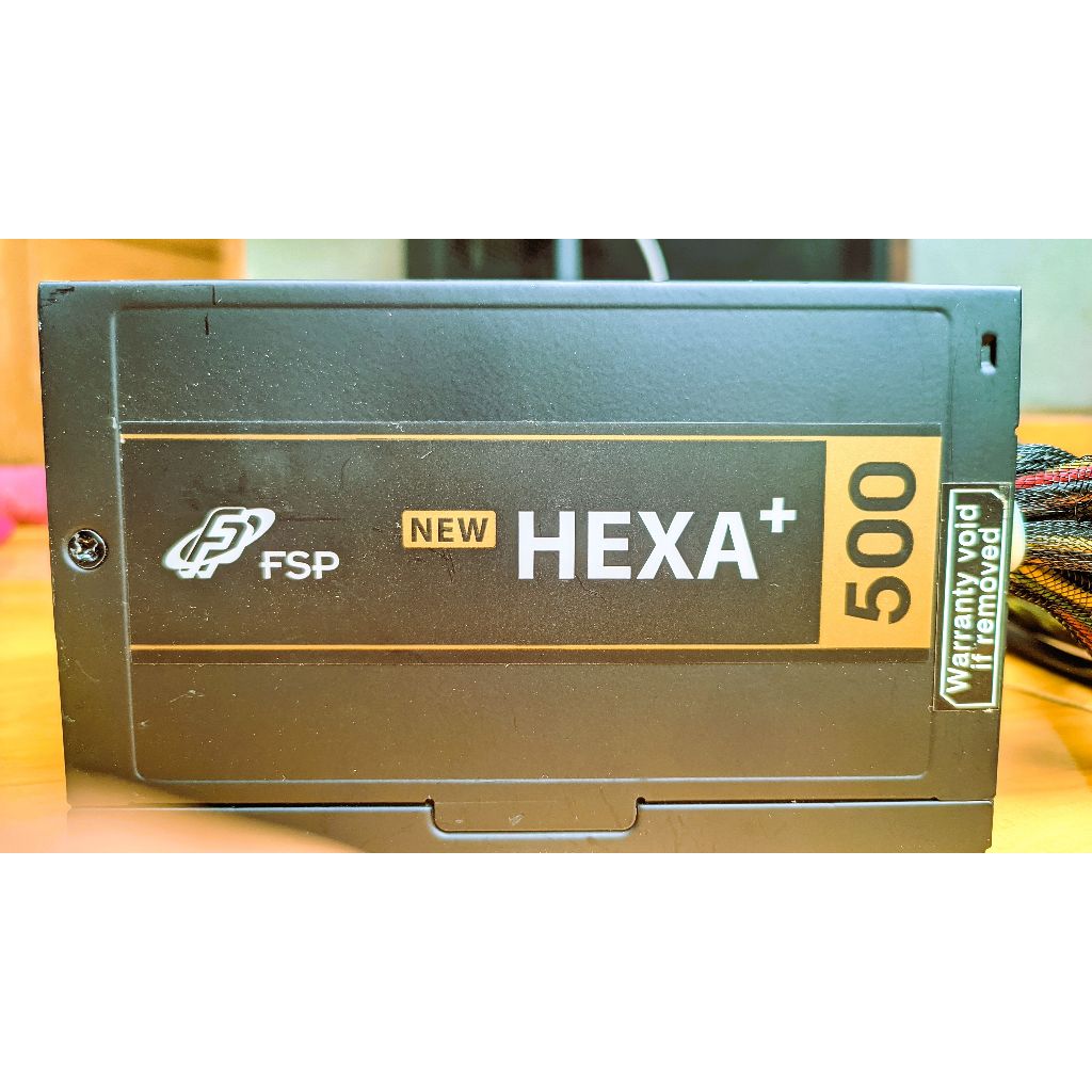 Power Supply FSP HEXA+ 500W PSU Kabel Lengkap untuk PC Gaming | Power Supply FSP | PSU HEXA+ | 500W 