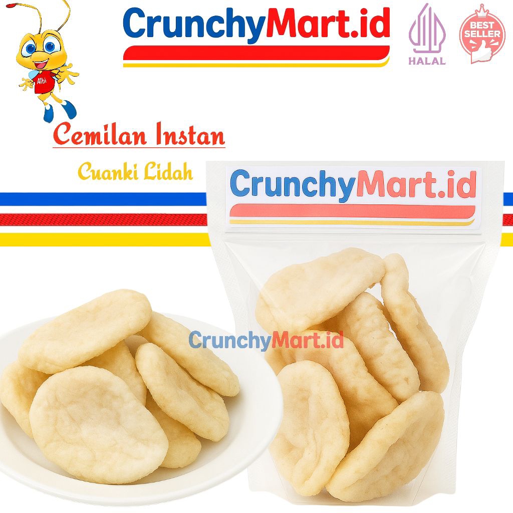 

Cemilan Instan Cuanki Lidah | Cuanki Lidah Renyah | Cuanki Kriuk Instan | Cemilan Serbaguna