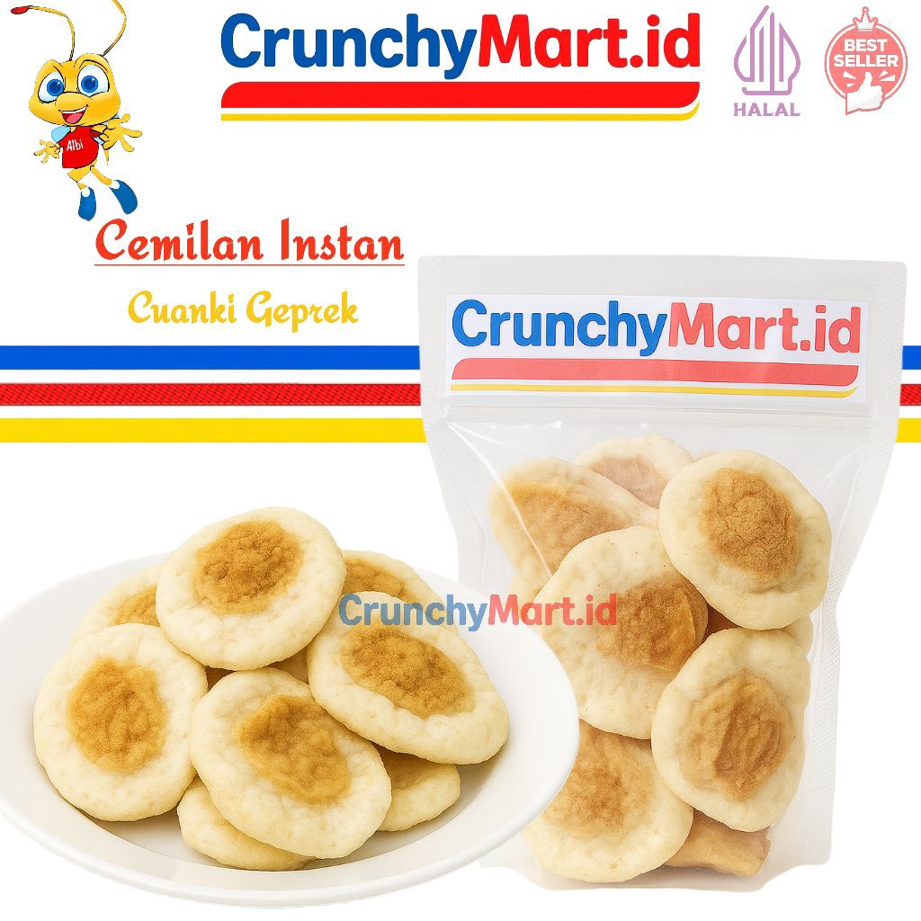 

Cemilan Instan Cuanki Geprek | Cuanki Geprek Kriuk | Cemilan Topping Serbaguna