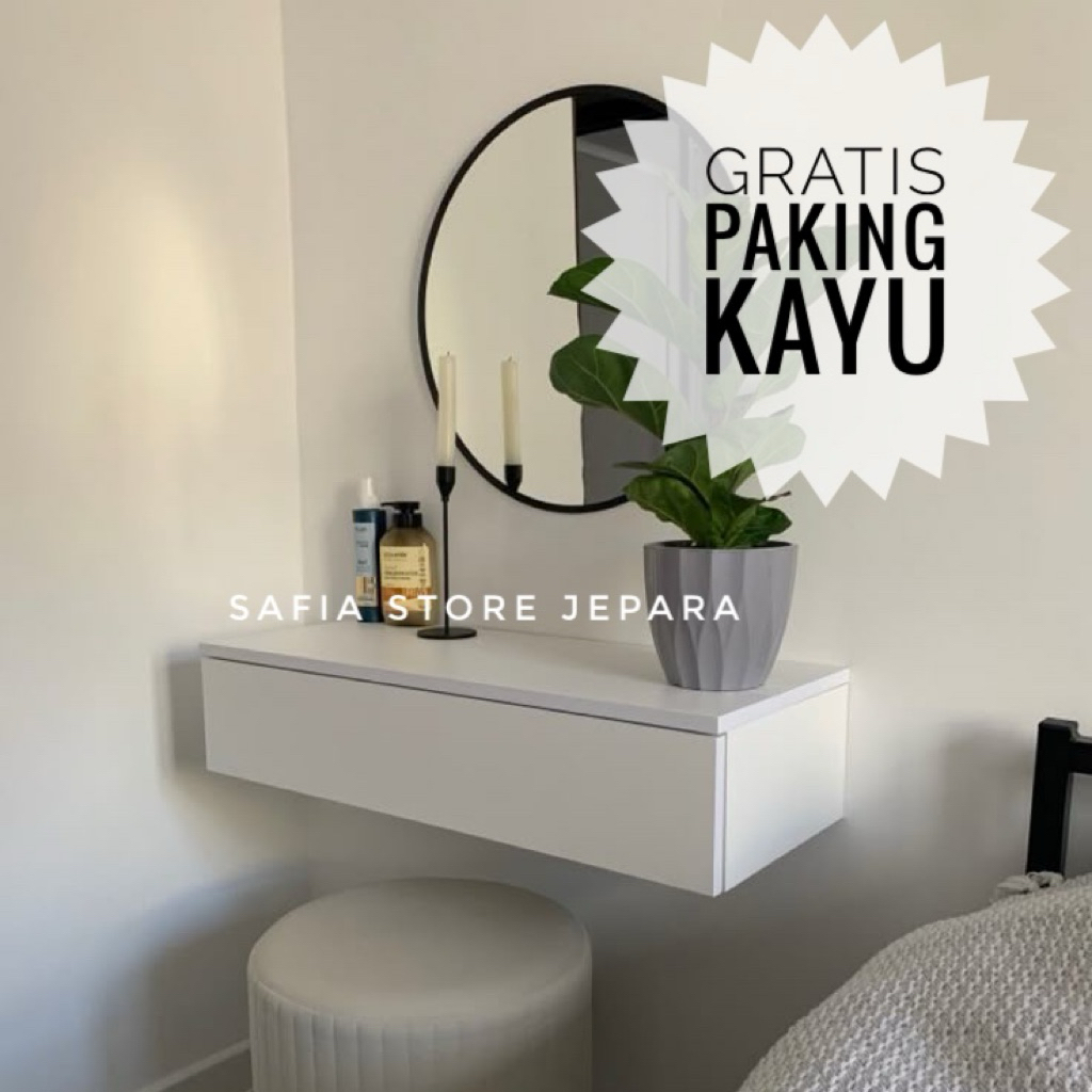 Meja Rias Gantung Meja Rias Minimalis Meja Kamar Estetik