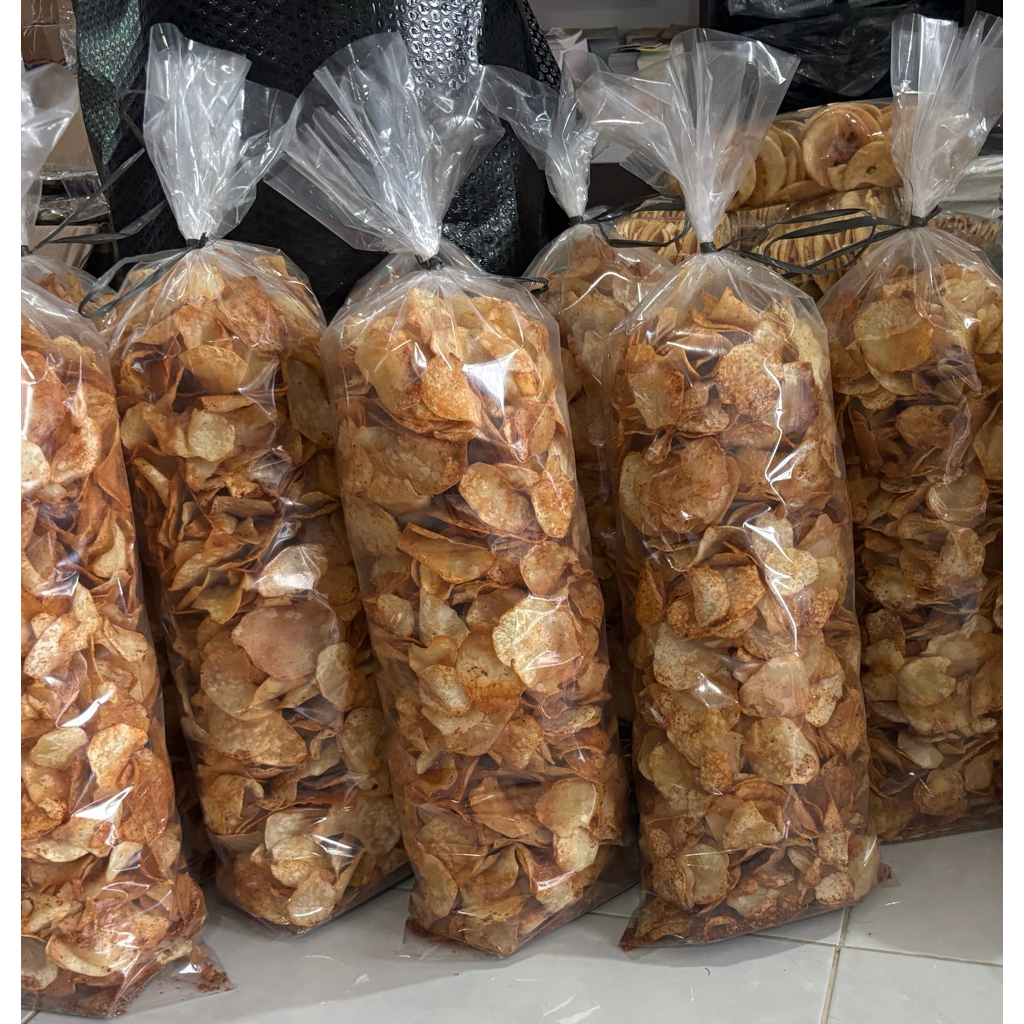 

KERIPIK TALAS DIENG KERIPIK TALAS PEDAS ASIN KEMASAN BALL 1 KG