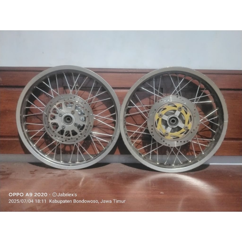 Velg TK Japan Titanium Ukuran 1.85-2.50 Ring 17