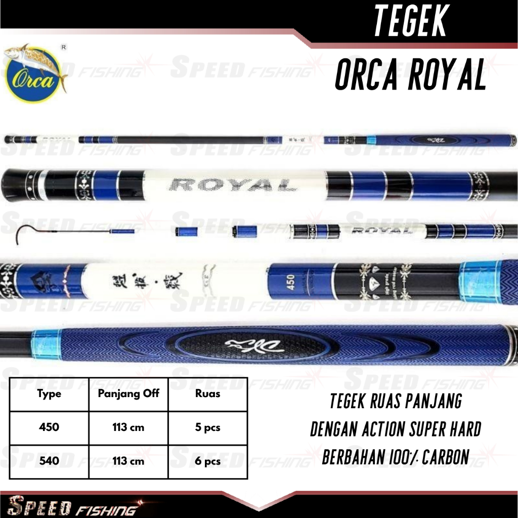 Joran Tegek Orca Royal 540 Pole Rod