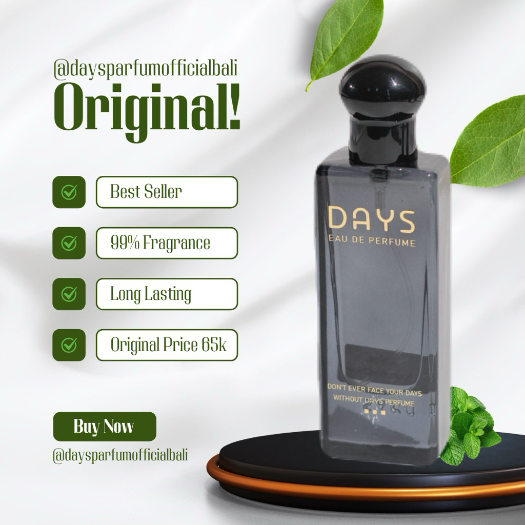 DAYS PARFUM 𝐆𝐑𝐎𝐒𝐈𝐑 - 𝐑𝐄𝐒𝐄𝐋𝐋𝐄𝐑 / DAYS PERFUME / DAYS PARFUME BALI