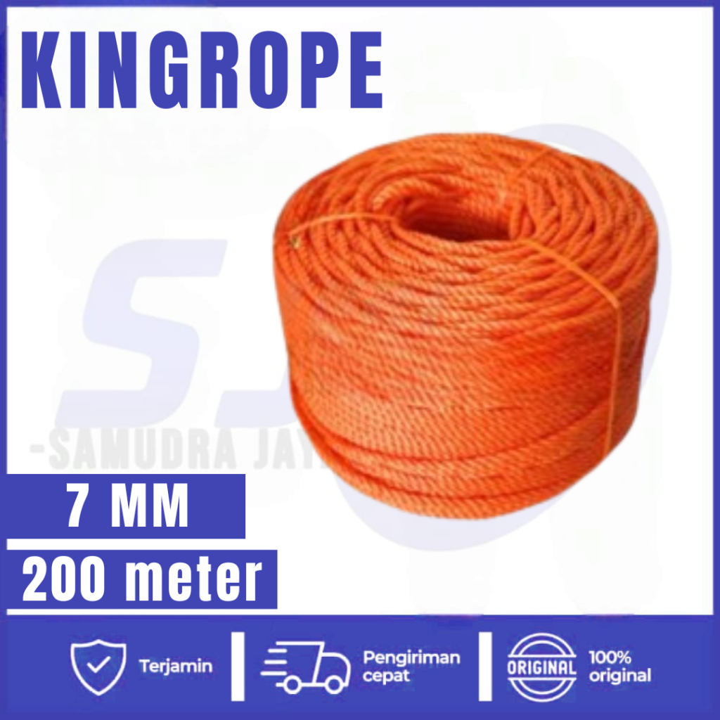 

Tali Tambang Polyetylene 7 mm 4 Strand