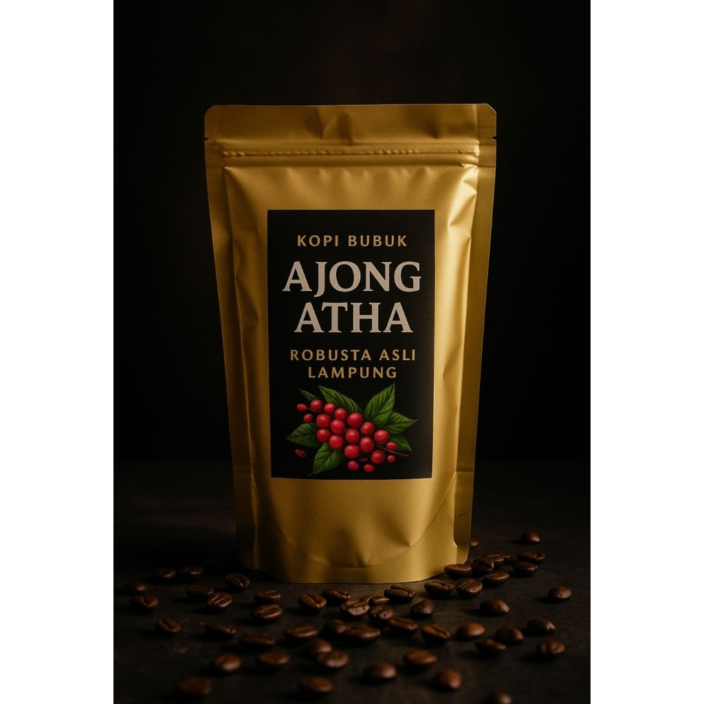 

Kopi Bubuk Robusta "AJONG ATHA" ( 200 Gr)