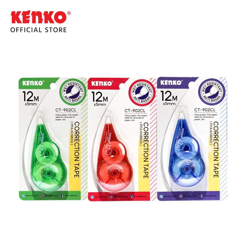 

Correction Tape KENKO CT-902 12Mx5mm