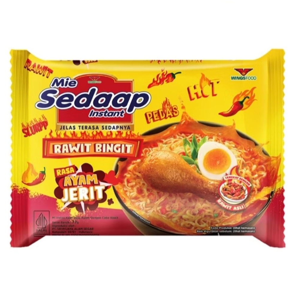 

Sedaap Mi Instan Ayam Jerit Rawit 77 g