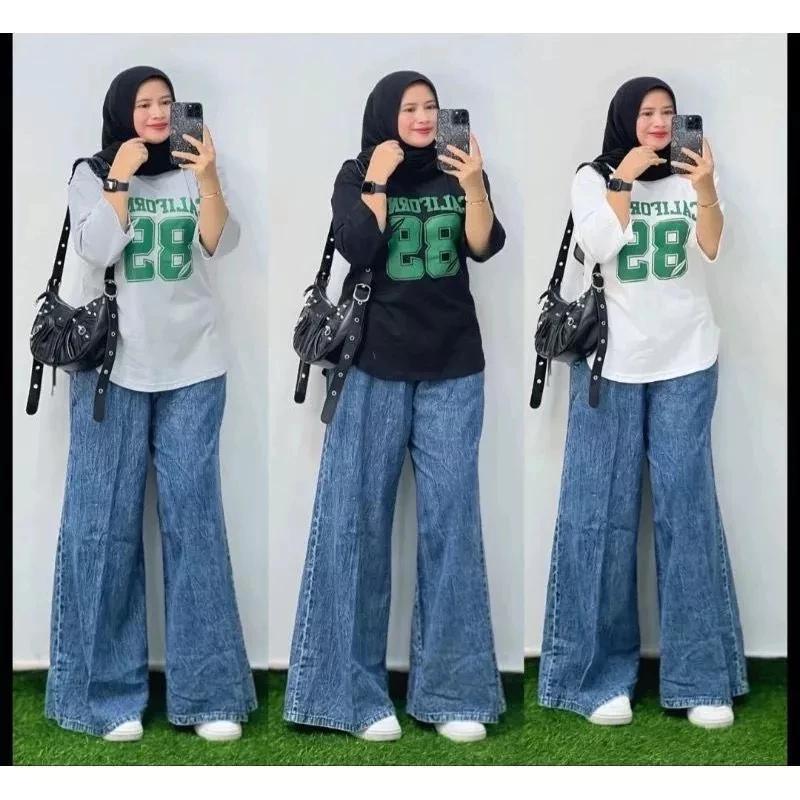 Setelan JeansTerbaru kekinian Setelan Wanita Terbaru Kekinian Setelan Kulot Wanita